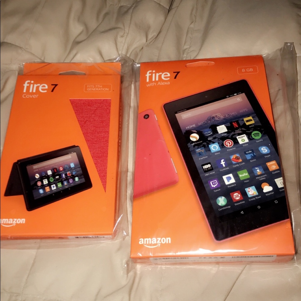 Brand new amazon fire 7. 8gb tablet